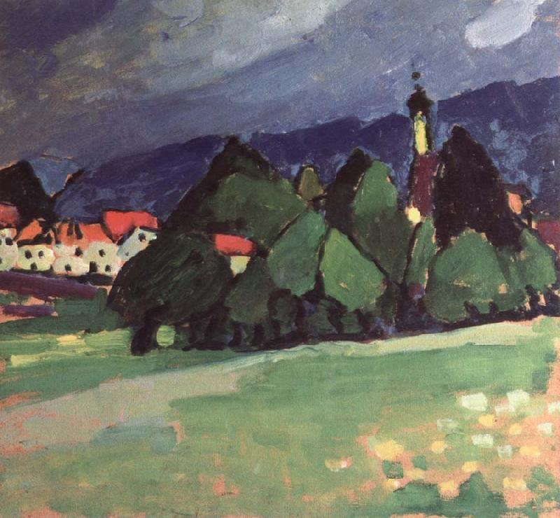 Alexei Jawlensky landscape,murnau France oil painting art